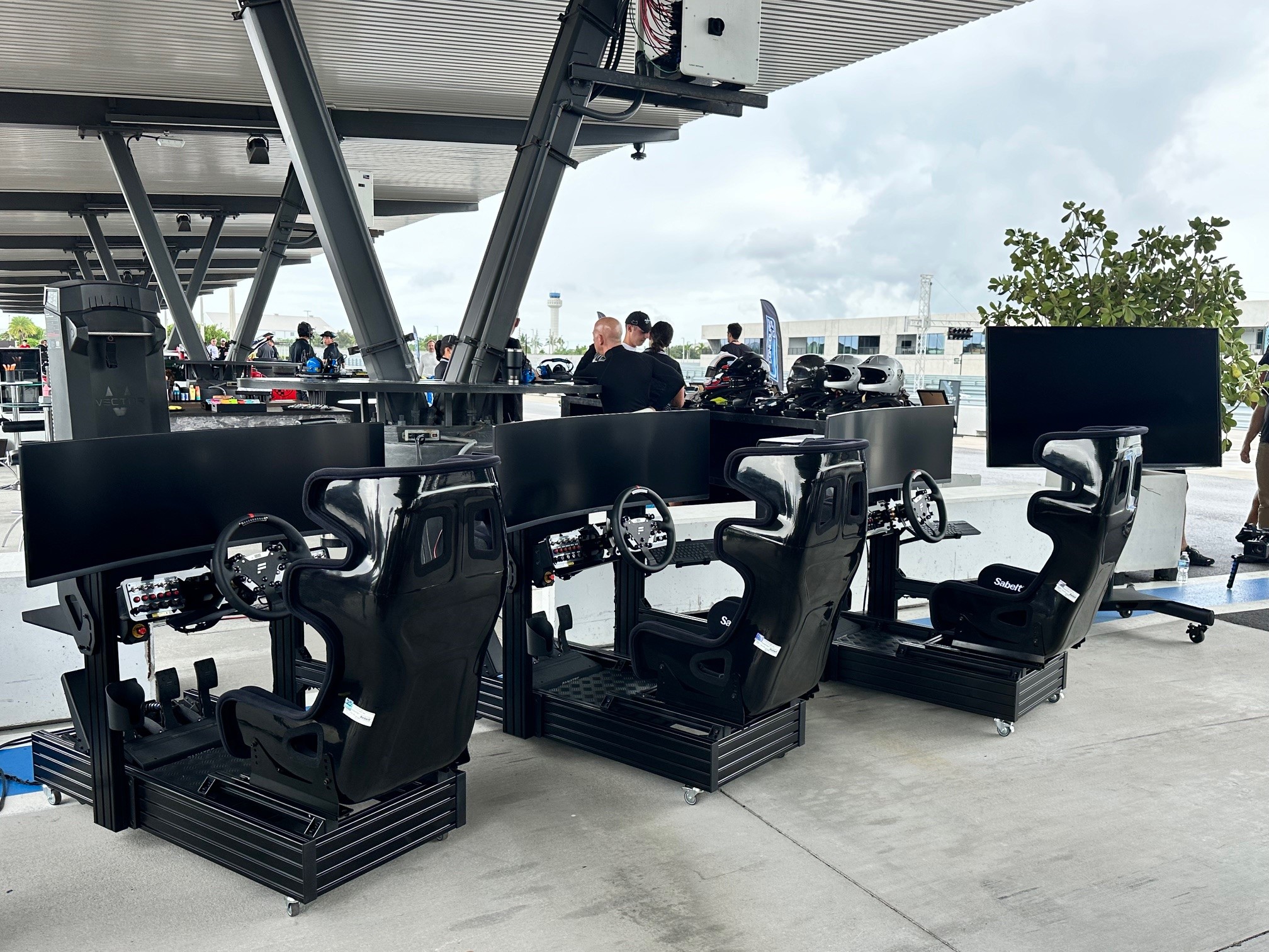 Simulator event rental setup